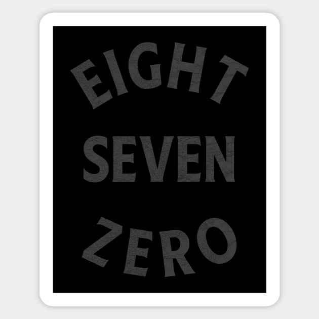 Arched 870 Sticker by rt-shirts